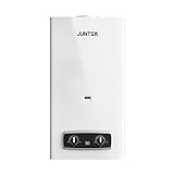 Calentador de Agua de Gas Butano, JUNTEK JCAH-11 eco 11L 22KW Calentador de Agua Instantáneo Interior para Hogar Ducha
