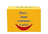SMARTY BOX Regalo Caja original de Caramelos y Gominolas, con frases. para Amiga, Novía. Chuches, Chucherías, Golosinas
