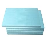 SM SunniMix Paquete de 5 láminas de Espuma Azul de Densidad Diorama Base de construcción Hobby artesanías 295x395x20mm