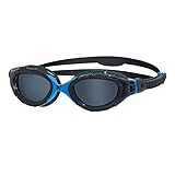Zoggs Predator Flex. Gafas de natación, Unisex Adulto, Gris/Azul/Tintado Ahumado, Regular