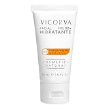 VICORVA - Hidratante y Protector Facial FPS50+ - Protección Solar Diaria de Rayos UVA/UVB - Vitamina E y Polímero Hidrolizado de Proteína de Trigo - Producto Vegano - 50ml