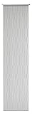 Deko Trends – Panel japonés con riel de Aluminio y beschwerungsstange, poliéster, Medio Gris, 245 x 60 cm