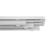tendaggimania Riel Japones de 3 Paneles - Riel De Aluminio Blanco - Movimiento A Cuerda Y Manual - Personalizable (160 CM)