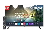 Stream System - WebOS TV Smart 32 Pulgadas, LG Magic Remote, Thinq AI, HDR10, Frameless (Sin Marco), Control por Voz (LG Thinq AI + Alexa), Bluetooth - Modelo WSTRH3222FTP