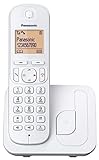 Panasonic KX-TGC210 - Teléfono Fijo Inalámbrico Digital (LCD 1.6', DECT, Agenda, Alarma, Bloque Llamadas, Intercomunicador entre unidades) Color Blanco