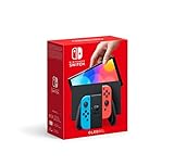 Consola Nintendo Switch (modelo OLED) : Nueva versi�n, colores intensos, pantalla de 7 pulgadas - con un Joy-Con ne�n