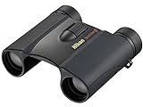 Nikon Aculon Sportstar EX 8X25 DCF WP - Binoculares (ampliación 8X, Objetivo 25 mm, pupila Salida 3,1 mm), Color Gris Oscuro
