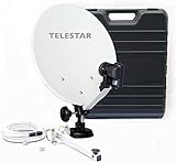 Telestar Camping 35 - Parabólica (diámetro 13.7', LNB, 0.1 dB), color blanco