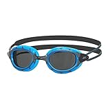 Zoggs Predator, Gafas De Natación Unisex Adulto, Azul/negro/humo, Regular Paquete De 6