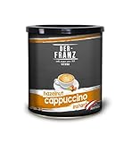 DER-FRANZ - Cappuccino instantáneo, aromatizado con avellana, 500 g