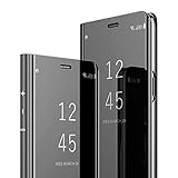 AICase Funda para Samsung Galaxy S8 Plus,Samsung Clear View Cover Flip Cover Carcasa,Soporte Plegable,Case de Teléfono para Samsung Galaxy S8 Plus
