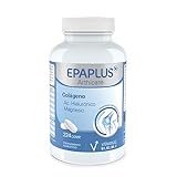 EPAPLUS Arthicare Colágeno + Ácido Hialurónico + Magnesio 224 comprimidos, Vitaminas B1, B2, B6, C, Articulaciones Fuertes y Piel Tersa