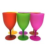 ZQO Copa de plástico Esmerilado Copas de Vino de plástico Duro Suministros para el hogar para cumpleaños Bodas Fiesta