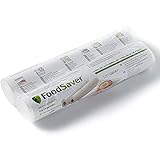 FoodSaver bolsas de envasado al vacío reutilizables | Para dispositivos de envasado al vacío de alimentos FoodSaver | Sin BPA | 1 rollo de bolsas de envasado al vacío (28 cm × 5,5 m)