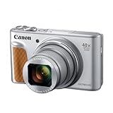 Canon Powershot SX740 HS - Cámara Compacta de 20.3 MP (40 x Zoom Óptico, 4K UHD, DIGIC 8, 5 Ejes, LCD Desplegable, 10 fps, Bluetooth, WiFi) Plata, 110.1 x 63.8 x 39.9 mm
