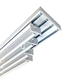 Tendaggimania® Riel para cortinas de 5 vías - Riel japonés de aluminio blanco - Movimiento de cuerda y manual - Personalizable (260 cm)