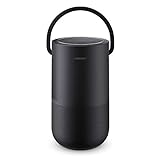 Bose Portable Smart Speaker - Altavoz portátil con control de voz Alexa integrado, Color Negro