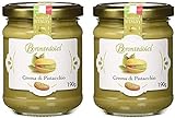 2 tarros - Crema de pistacho, el 40% de los pistachos de Sicilia, ideal para el desayuno, pero sobre todo para cosas dulces - 2x190g
