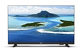 Philips 32PHS5507/12 TV LED 32 Pulgadas para los Desplazamientos, TV LED con Pixel Plus HD, HDMI, USB y VGA. Conexión, Negro con Pies Delgados