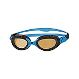 Zoggs Predator Flex Polarized Ultra Gafas de natación, Unisex, Black/Blue/Copper, Talla única