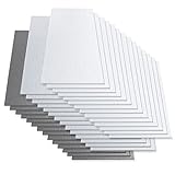 Placa hueca de 10,25 m², 14 placas de 60,5 x 121 cm, placas de doble puente de policarbonato, placas huecas para invernadero y construcción de modelos (grosor: 4,5 mm, blanco)