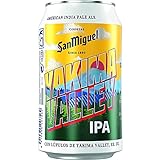 San Miguel Yakima Valley Cerveza American IPA - 24 Latas x 33 cl - 6,1% de Volumen de Alcohol
