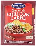Santa Mar’a de chili con carne condimento mezcla de especias, 28 g