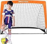 Dimples Excel Portería de Fútbol para Niños Plegables Portería Red para Niños Jardín Entrenamiento Futbol x1