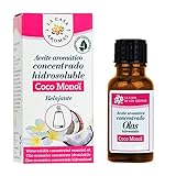 La Casa de los Aromas - Aceite Hidrosoluble Coco Monoï - Aceite Aromático Concentrado - Esencia Perfumada Natural Relajante - Fragancia para Aromaterapia, Hogar - 15 ml