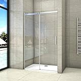 150x195cm Mamparas de ducha puerta de ducha 8mm vidrio templado de Aica