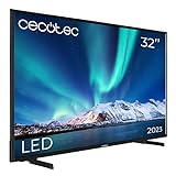 Cecotec Televisor LED 32' Smart TV A Series ALH00032. HD, Android 11, Chromecast Integrado, Asistente por Voz, HDR10, HBBTV, WiFi & Bluetooth, Modelo 2023