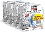 Rubson AERO 360° Tabletas de recambio de olor neutro, absorbe humedad y neutraliza malos olores, recambios Rubson para deshumidificador AERO 360º (4 x 450 g)