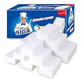 MR.SIGA melamina esponja milagrosa esponja de limpieza esponja mágica para el hogar de la cocina, 12 piezas, tamaño: 12 x 6 x 3 cm