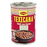 MAGGI - Texicana chili con carne, plato preparado sin gluten, 425g, 15 unidades