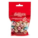 Dekora - Perlas de Chocolate Crujientes de Colores para Tartas Decoradas
