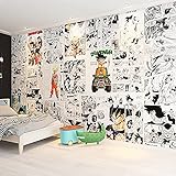 Papel Pintado NARUTO Manga Anime fotomural para paredes mural moderno dormitorio salon decoracion-416x254cm(WxH)