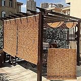 HXSM Cortina De Caña Exterior 180x200cm, Persiana Enrollable para Ventana, Estores De Bambú Natural para Decoración De Terraza